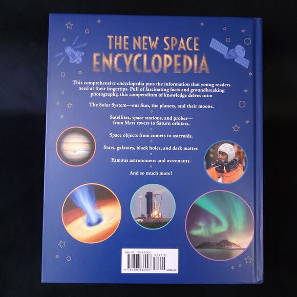 The New Space Encyclopedia Stars Travel Planets Astronomy Sparrow Giles Hardback - Picture 3 of 6